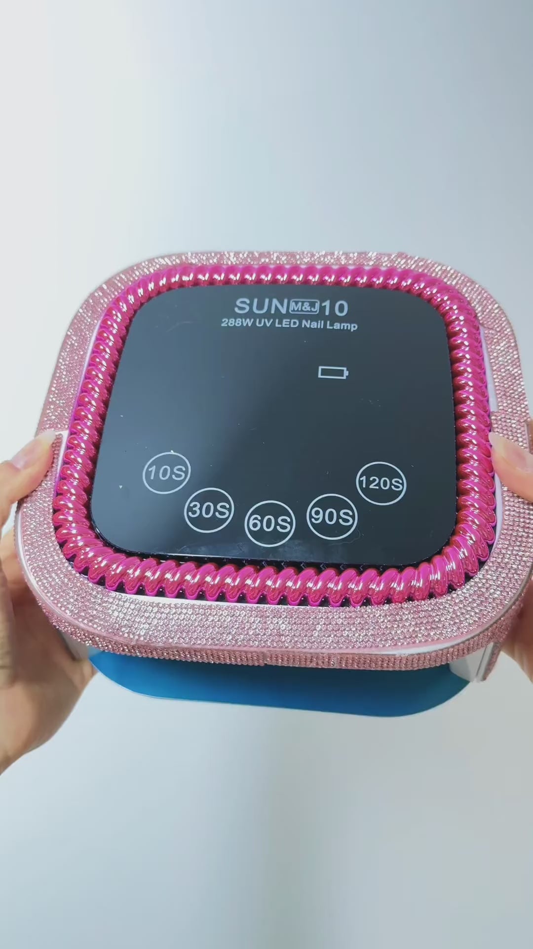 Kit Pro: Lámpara inalámbrica piedras 288W + Drill 45k RPM + Lámpara Press On GRATIS