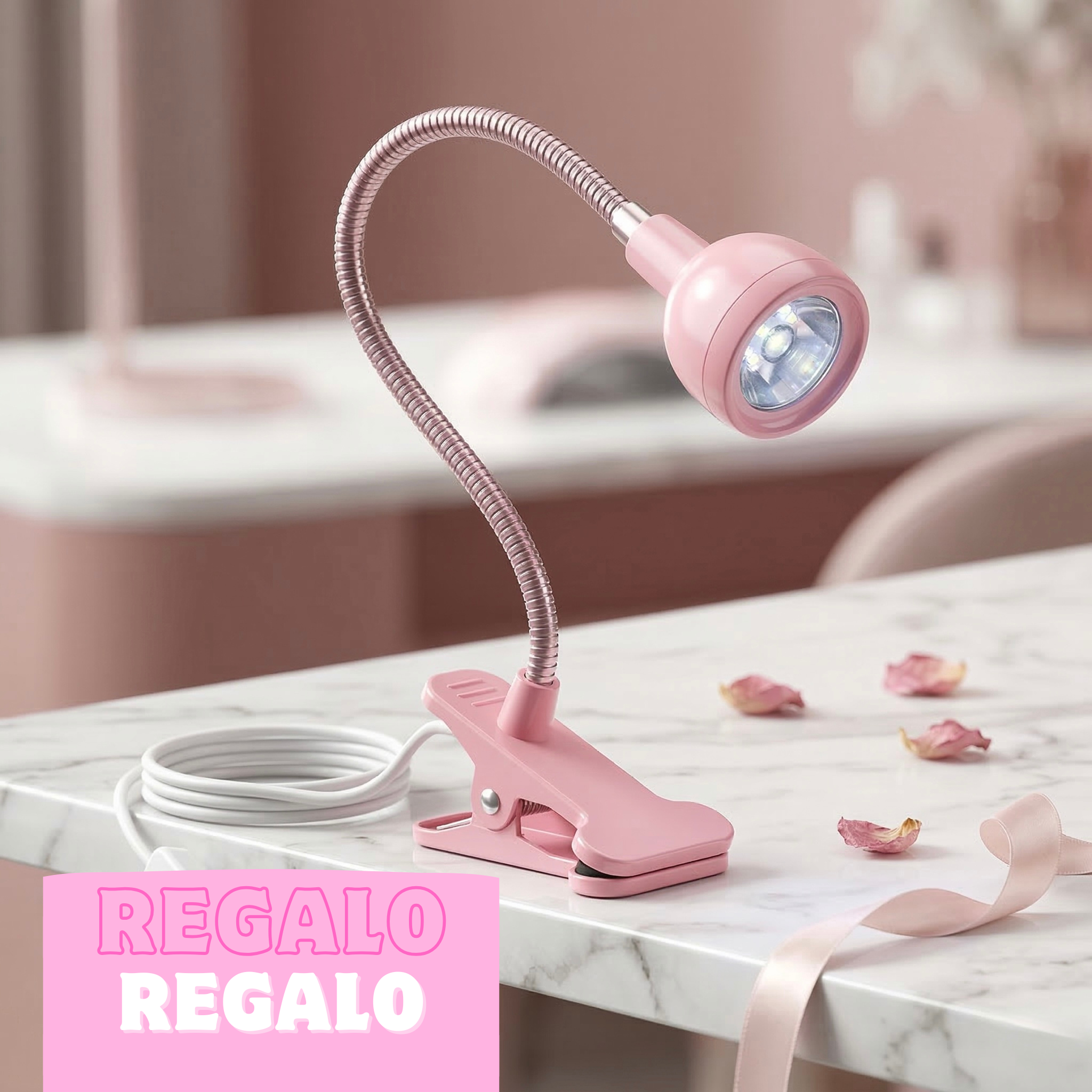 Kit Pro: Lámpara inalámbrica piedras 288W + Drill 45k RPM + Lámpara Press On GRATIS